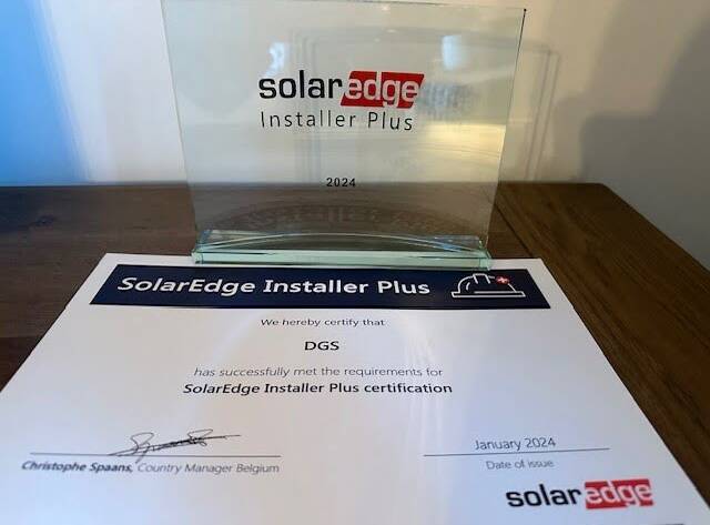 DGS-Groep = jouw SolarEdge Installer Plus Partner