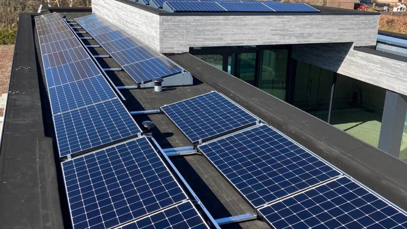 Realisatie zonnepanelen te Tremelo : 50x Sunpower MAX3-400Wp zonnepanelen