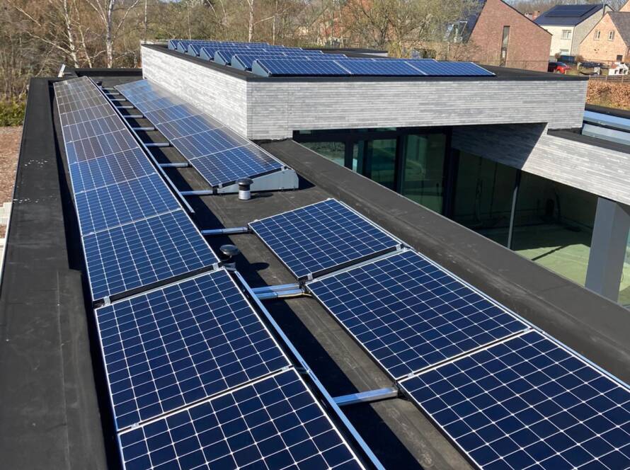 Realisatie zonnepanelen te Tremelo : 50x Sunpower MAX3-400Wp zonnepanelen